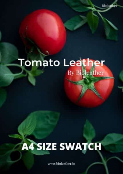Biodegradable Bioleather made from tomato waste